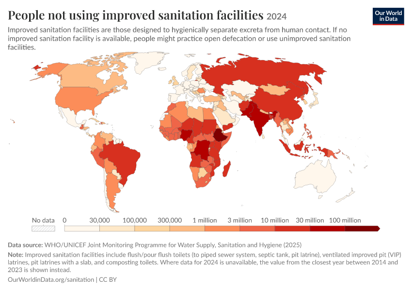 A thumbnail of the "People not using improved sanitation facilities" chart