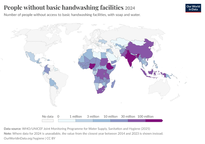 A thumbnail of the "People without basic handwashing facilities" chart